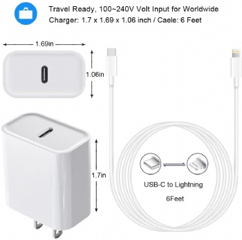 20W USB-C Power Adapter With UL