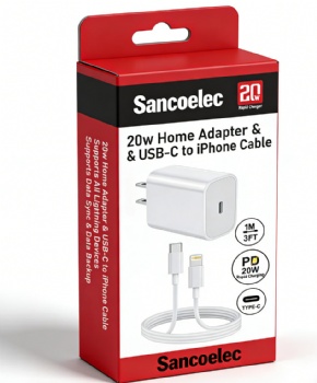 20W USB-C Charger And USB C To Lightning Cable