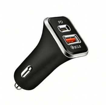 Dual USB PD Type-C Car Charger 38W